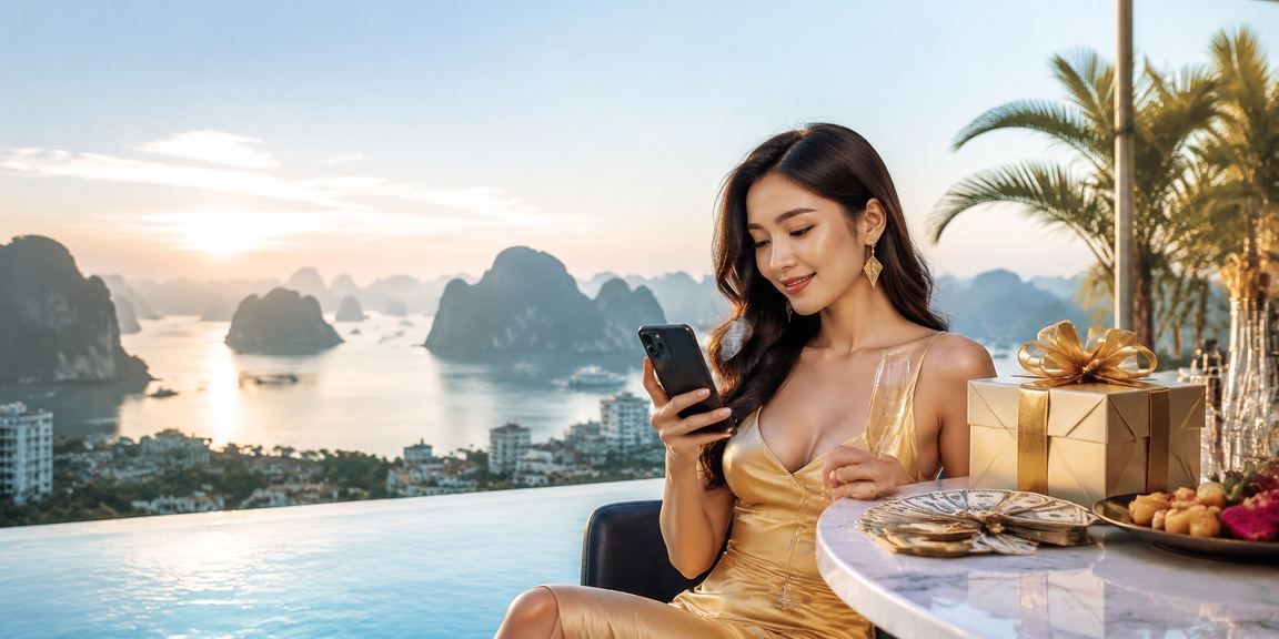 Người dùng tại Hạ Long truy cập trang cá cược trên điện thoại di động
