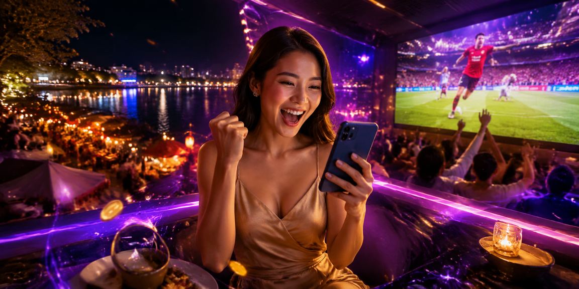 Người dùng Hà Nội tại chợ đêm chơi casino trực tuyến trên điện thoại